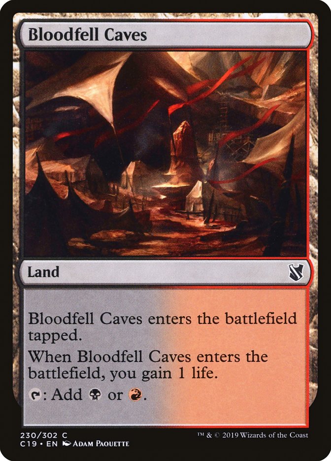 Bloodfell Caves [Commander 2019] | Impulse Games and Hobbies