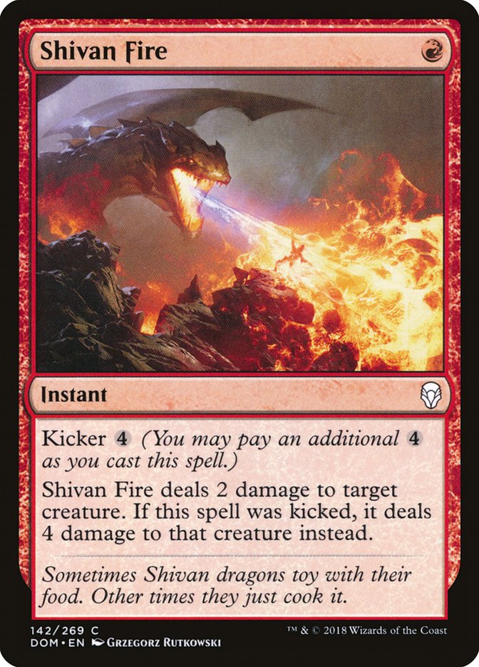 Shivan Fire [Dominaria] | Impulse Games and Hobbies