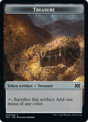 Boar // Treasure Double-sided Token [Double Masters 2022 Tokens] | Impulse Games and Hobbies