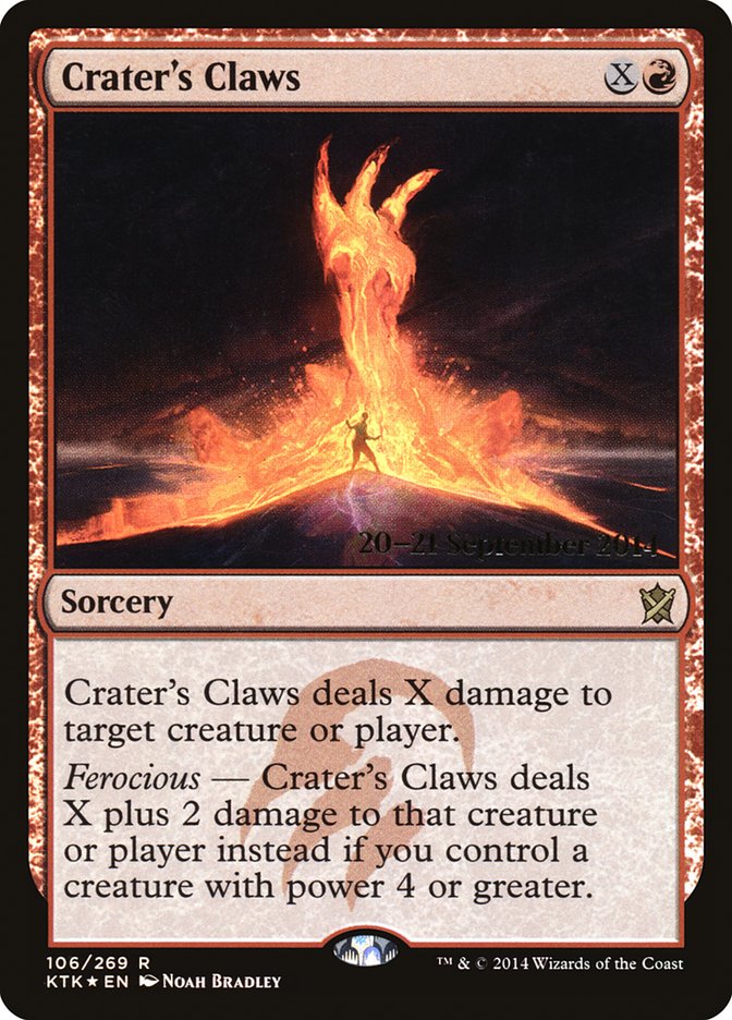 Crater's Claws [Khans of Tarkir Prerelease Promos] | Impulse Games and Hobbies