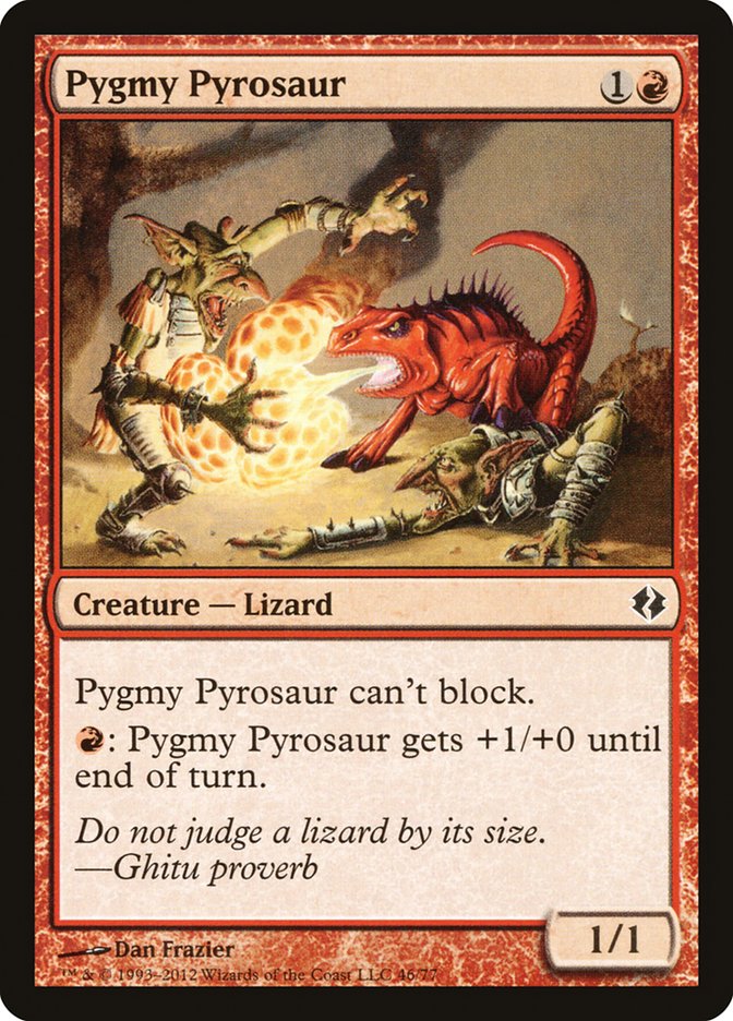 Pygmy Pyrosaur [Duel Decks: Venser vs. Koth] | Impulse Games and Hobbies
