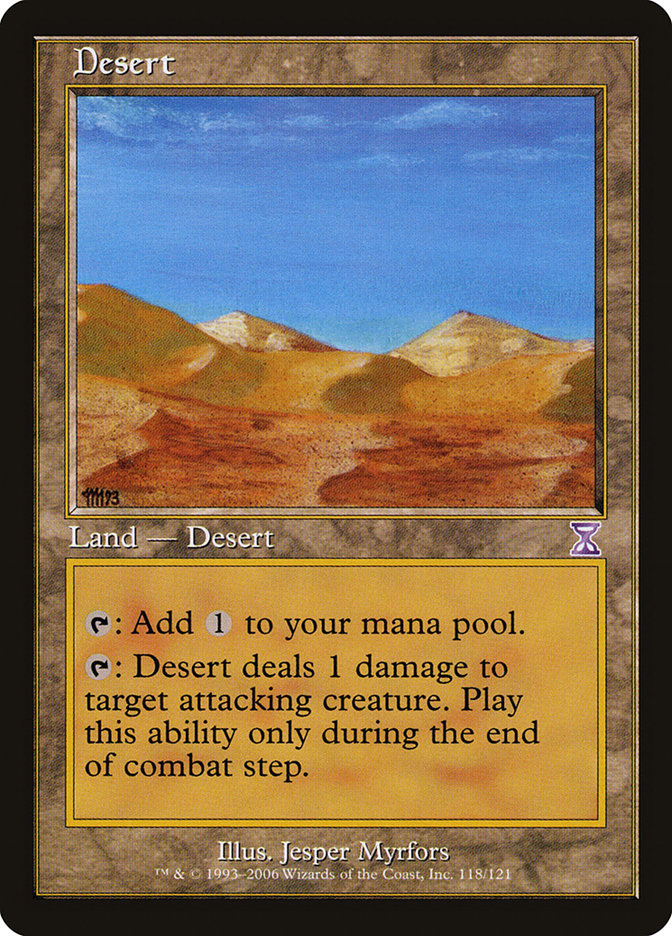 Desert [Time Spiral Timeshifted] | Impulse Games and Hobbies