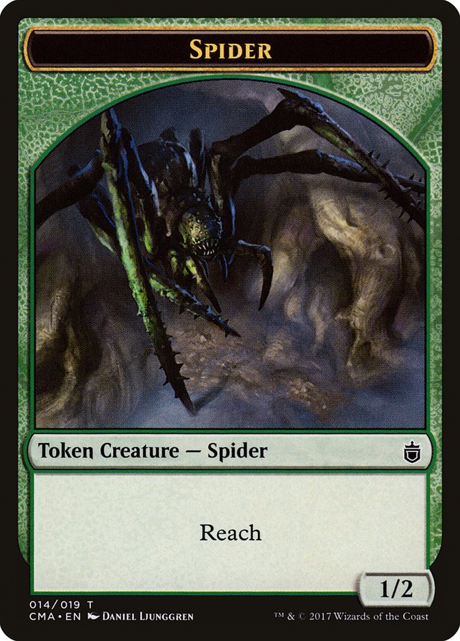 Spider Token [Commander Anthology Tokens] | Impulse Games and Hobbies