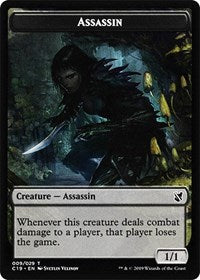 Assassin // Morph Double-sided Token [Commander 2019 Tokens] | Impulse Games and Hobbies