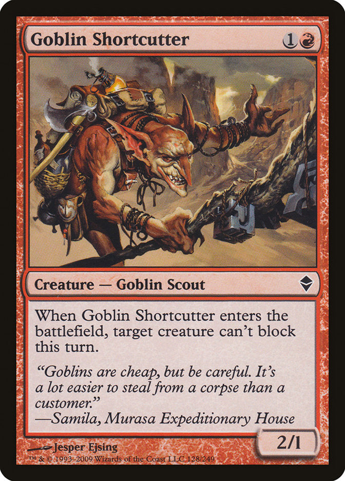 Goblin Shortcutter [Zendikar] | Impulse Games and Hobbies