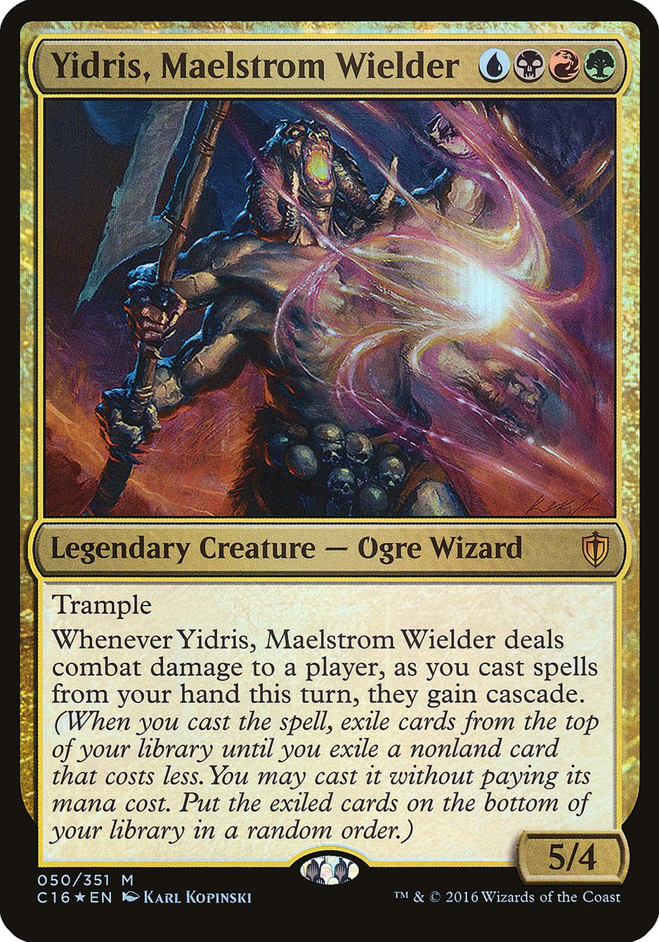 Yidris, Maelstrom Wielder (Oversized) [Commander 2016 Oversized] | Impulse Games and Hobbies