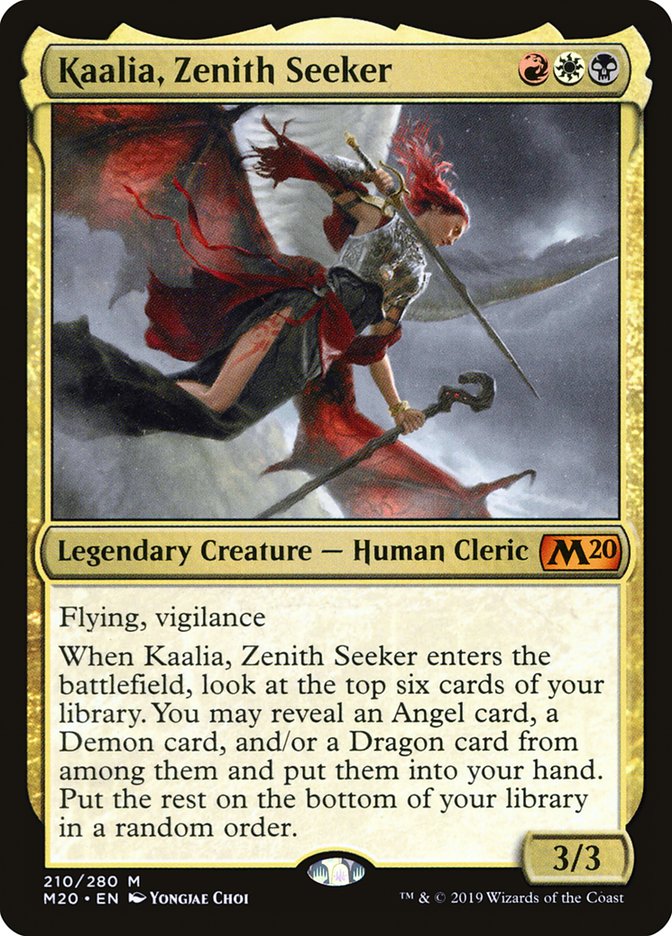 Kaalia, Zenith Seeker [Core Set 2020] | Impulse Games and Hobbies