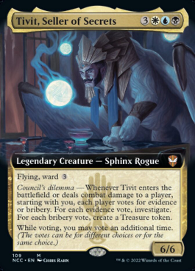 Tivit, Seller of Secrets (Extended Art) [Streets of New Capenna Commander] | Impulse Games and Hobbies