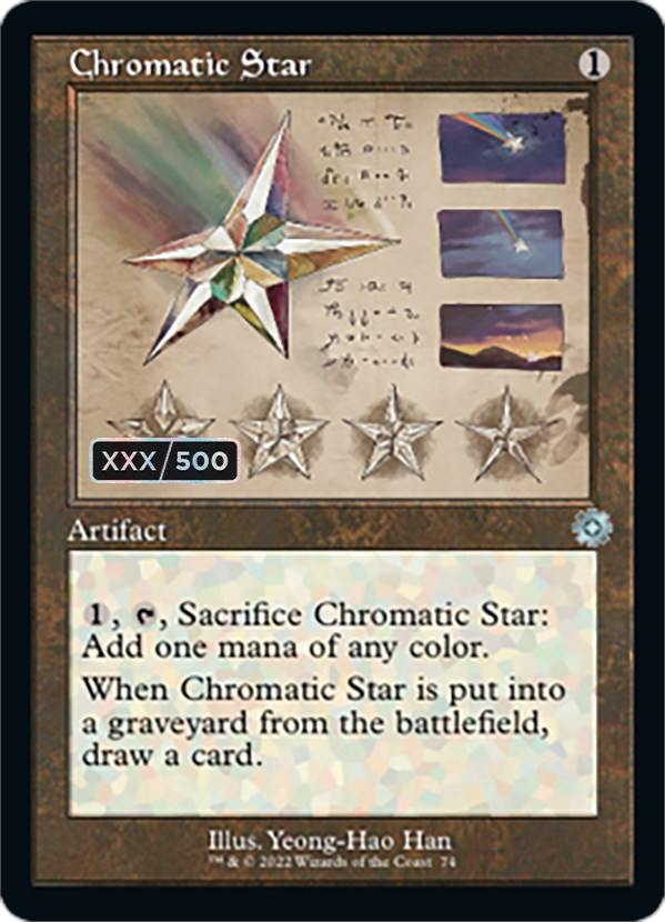 Chromatic Star (Retro Schematic) (Serial Numbered) [The Brothers' War Retro Artifacts] | Impulse Games and Hobbies