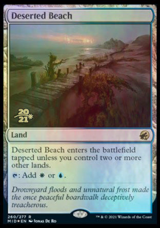 Deserted Beach [Innistrad: Midnight Hunt Prerelease Promos] | Impulse Games and Hobbies