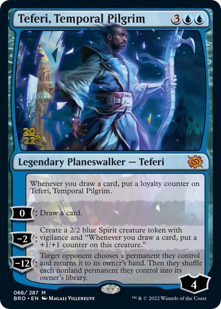 Teferi, Temporal Pilgrim [The Brothers' War: Prerelease Promos] | Impulse Games and Hobbies