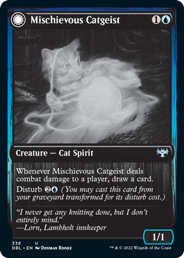 Mischievous Catgeist // Catlike Curiosity [Innistrad: Double Feature] | Impulse Games and Hobbies