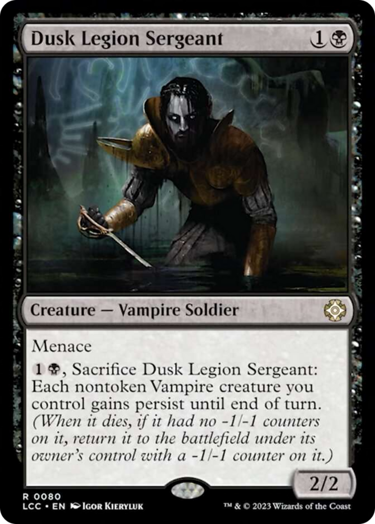 Dusk Legion Sergeant [The Lost Caverns of Ixalan Commander] | Impulse Games and Hobbies