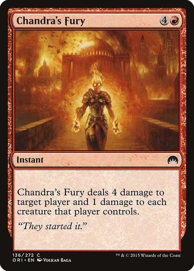 Chandra's Fury [Magic Origins] | Impulse Games and Hobbies