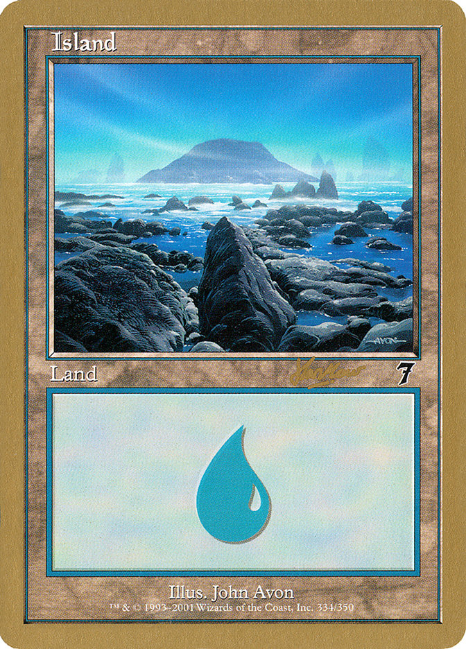 Island (shh334) (Sim Han How) [World Championship Decks 2002] | Impulse Games and Hobbies