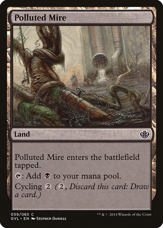 Polluted Mire (Garruk vs. Liliana) [Duel Decks Anthology] | Impulse Games and Hobbies