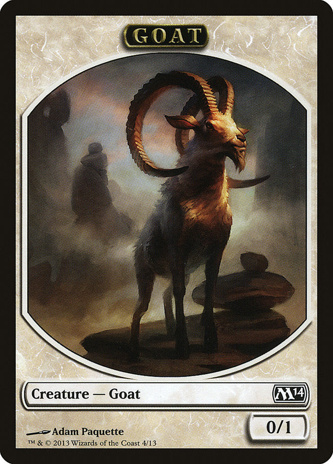 Goat Token [Magic 2014 Tokens] | Impulse Games and Hobbies