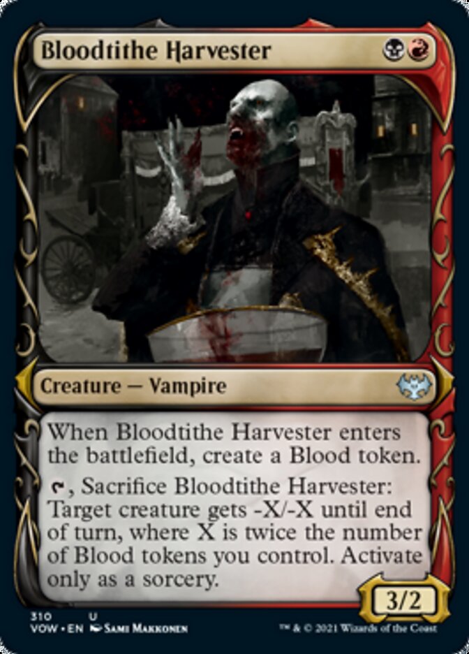 Bloodtithe Harvester (Showcase Fang Frame) [Innistrad: Crimson Vow] | Impulse Games and Hobbies