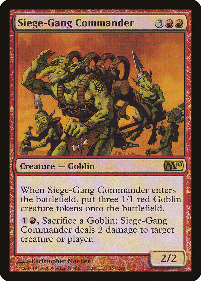 Siege-Gang Commander [Magic 2010] | Impulse Games and Hobbies