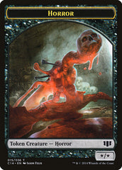 Horror // Zombie (016/036) Double-sided Token [Commander 2014 Tokens] | Impulse Games and Hobbies