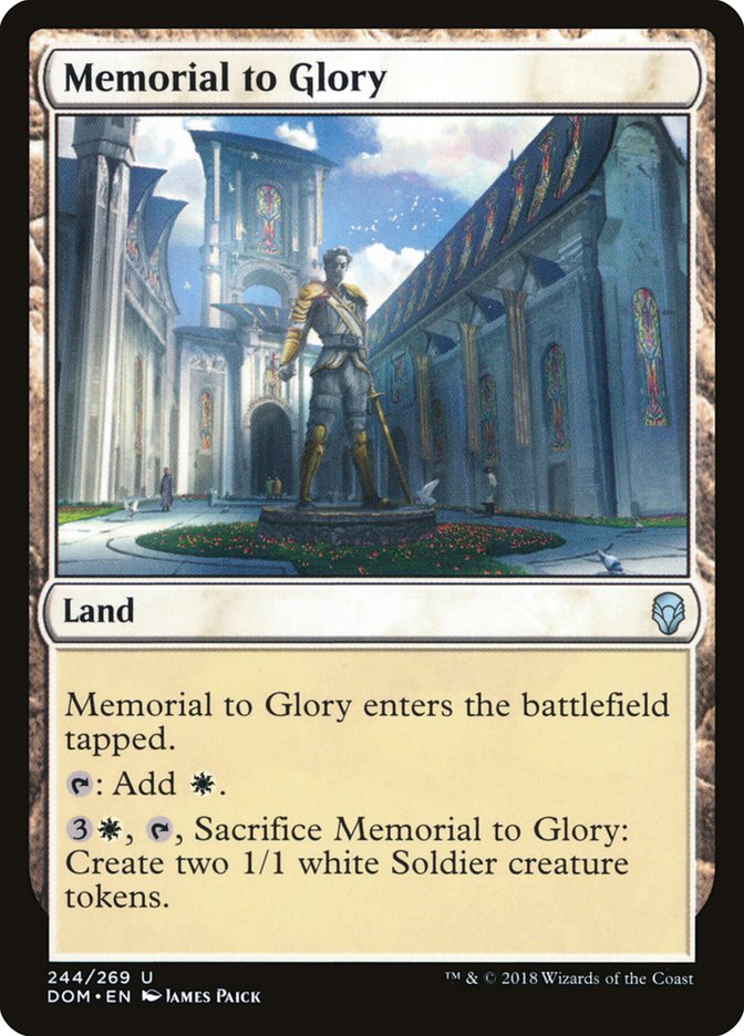 Memorial to Glory [Dominaria] | Impulse Games and Hobbies