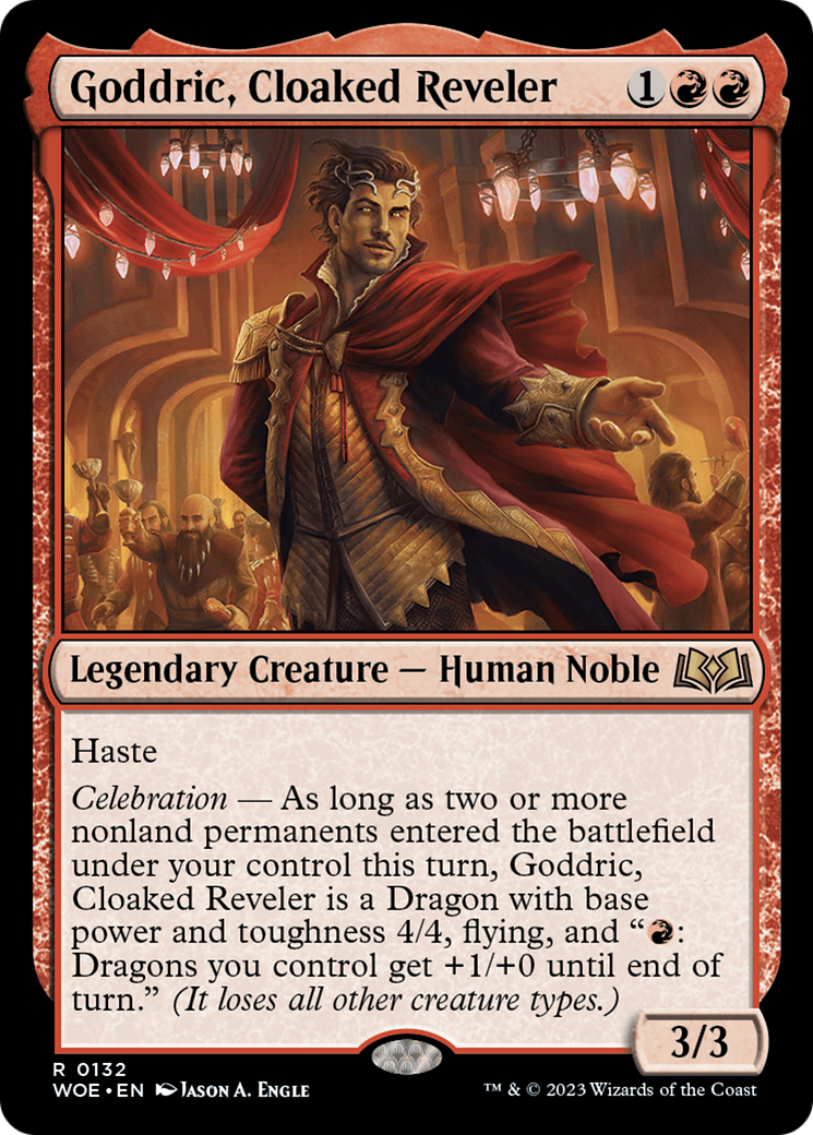 Goddric, Cloaked Reveler [Wilds of Eldraine] | Impulse Games and Hobbies