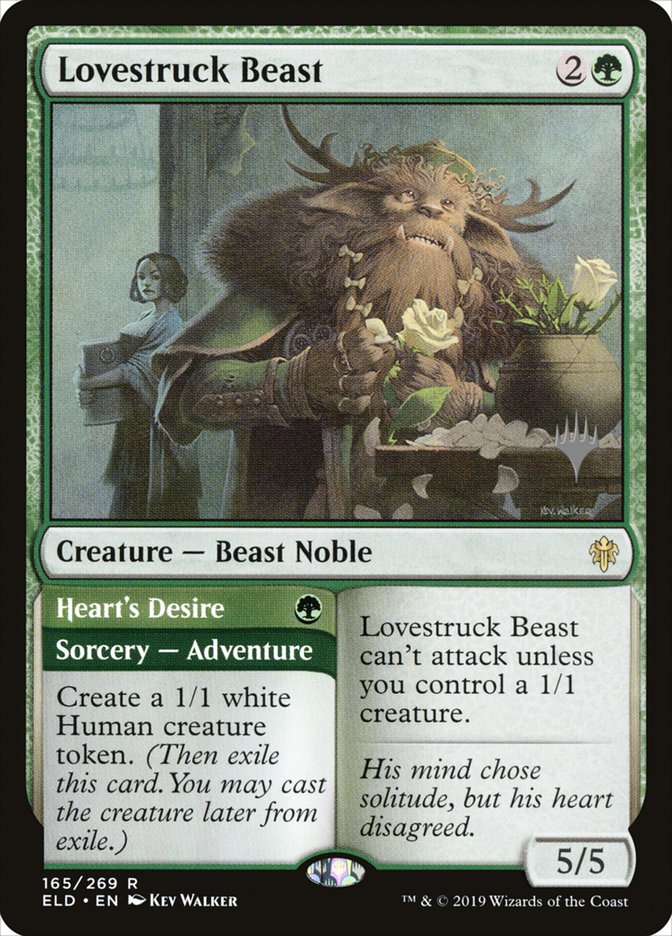 Lovestruck Beast // Heart's Desire (Promo Pack) [Throne of Eldraine Promos] | Impulse Games and Hobbies