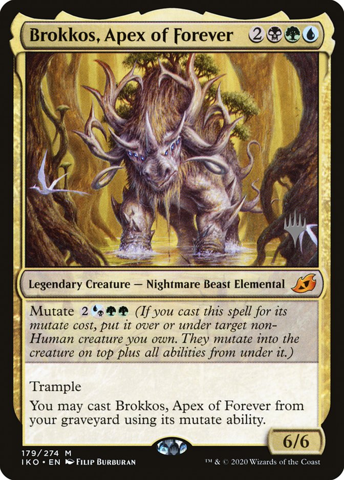 Brokkos, Apex of Forever (Promo Pack) [Ikoria: Lair of Behemoths Promos] | Impulse Games and Hobbies