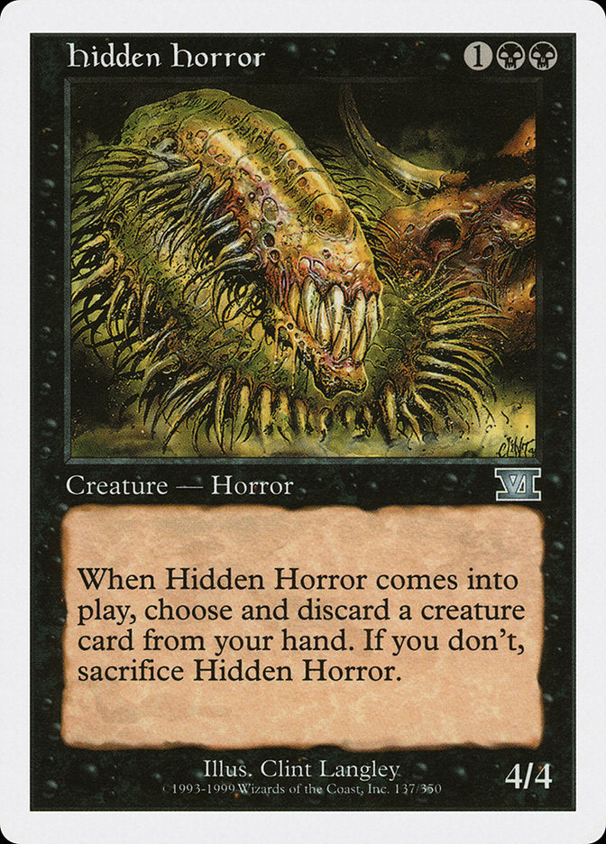 Hidden Horror [Classic Sixth Edition] | Impulse Games and Hobbies