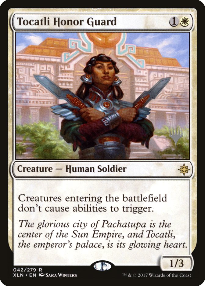 Tocatli Honor Guard (Promo Pack) [Ixalan Promos] | Impulse Games and Hobbies