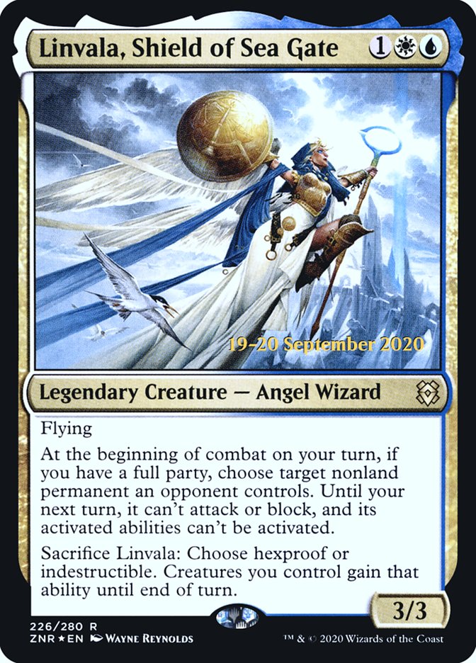 Linvala, Shield of Sea Gate  [Zendikar Rising Prerelease Promos] | Impulse Games and Hobbies