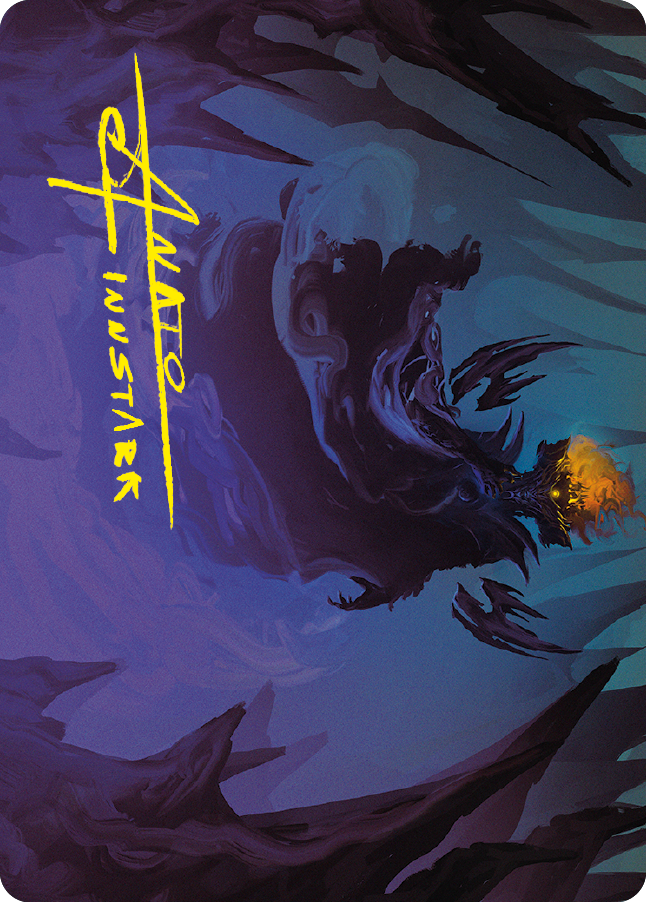 Sauron, the Necromancer Art Card (Gold-Stamped Signature) [The Lord of the Rings: Tales of Middle-earth Art Series] | Impulse Games and Hobbies