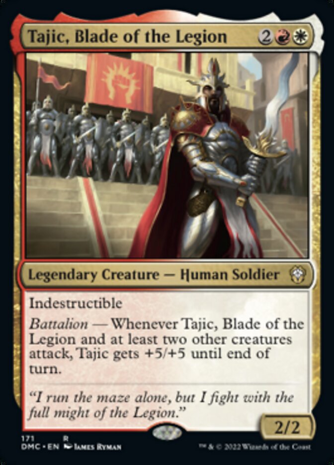 Tajic, Blade of the Legion [Dominaria United Commander] | Impulse Games and Hobbies