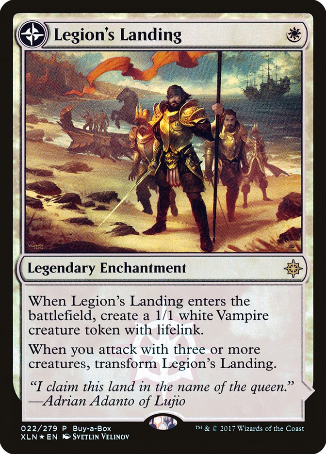 Legion's Landing // Adanto, the First Fort (Buy-A-Box) [Ixalan Treasure Chest] | Impulse Games and Hobbies