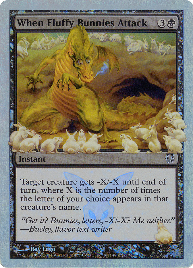 When Fluffy Bunnies Attack (Alternate Foil) [Unhinged] | Impulse Games and Hobbies