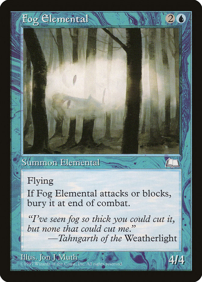 Fog Elemental [Weatherlight] | Impulse Games and Hobbies