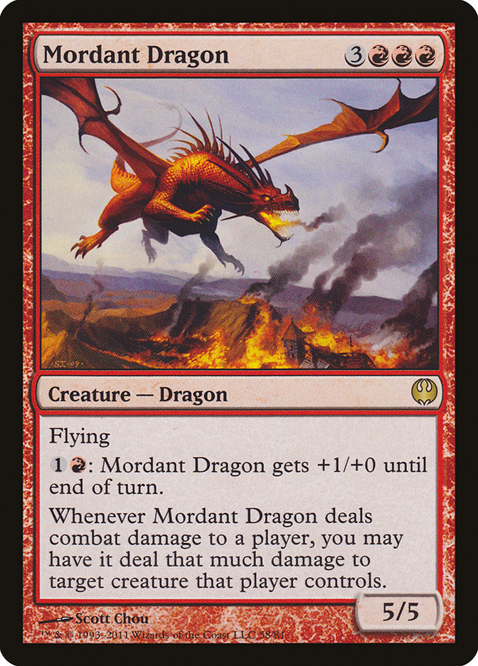 Mordant Dragon [Duel Decks: Knights vs. Dragons] | Impulse Games and Hobbies