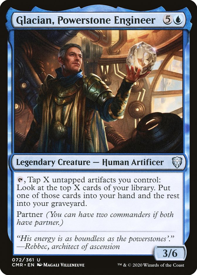 Glacian, Powerstone Engineer [Commander Legends] | Impulse Games and Hobbies