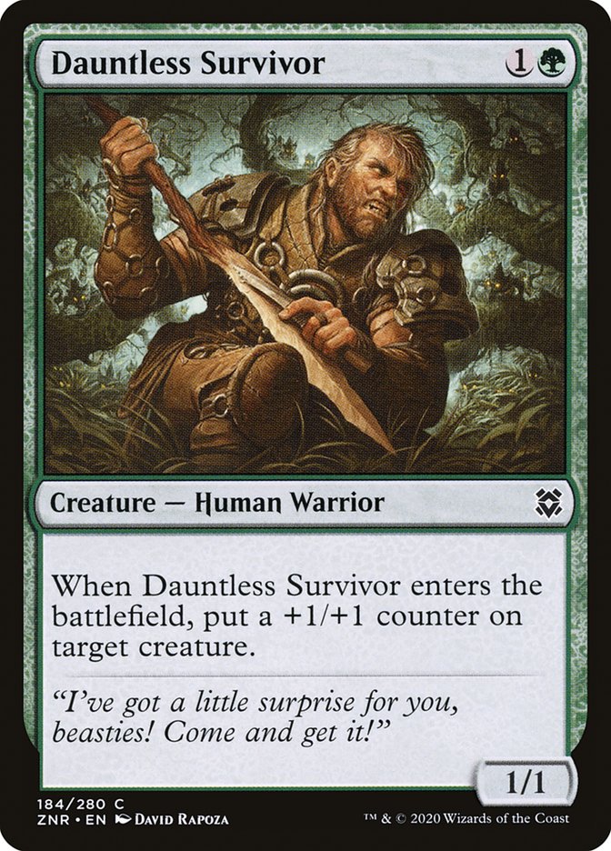 Dauntless Survivor [Zendikar Rising] | Impulse Games and Hobbies