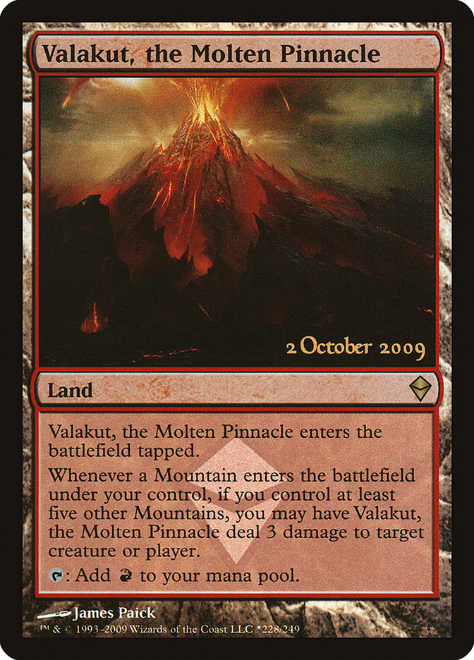 Valakut, the Molten Pinnacle [Zendikar Prerelease Promos] | Impulse Games and Hobbies