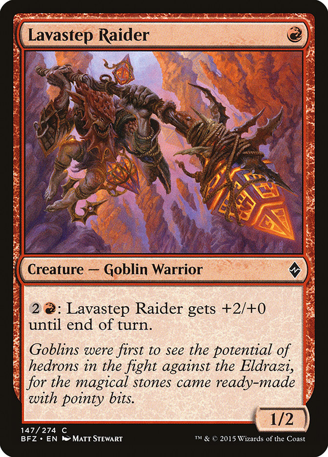 Lavastep Raider [Battle for Zendikar] | Impulse Games and Hobbies