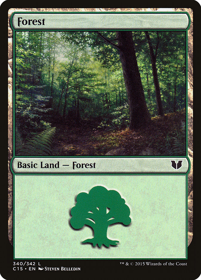 Forest (340) [Commander 2015] | Impulse Games and Hobbies