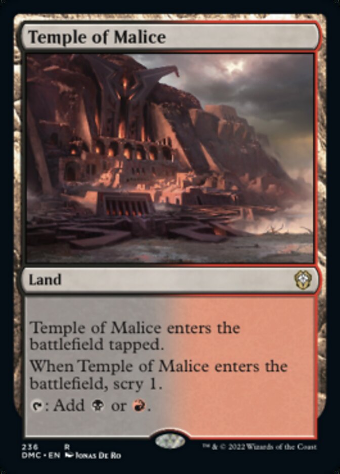 Temple of Malice [Dominaria United Commander] | Impulse Games and Hobbies