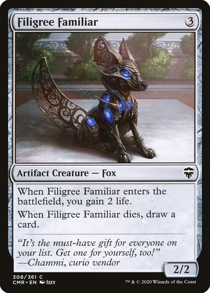 Filigree Familiar [Commander Legends] | Impulse Games and Hobbies