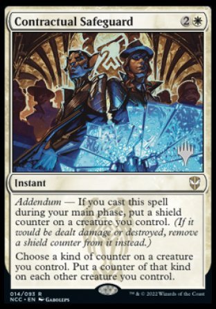 Contractual Safeguard (Promo Pack) [Streets of New Capenna Commander Promos] | Impulse Games and Hobbies