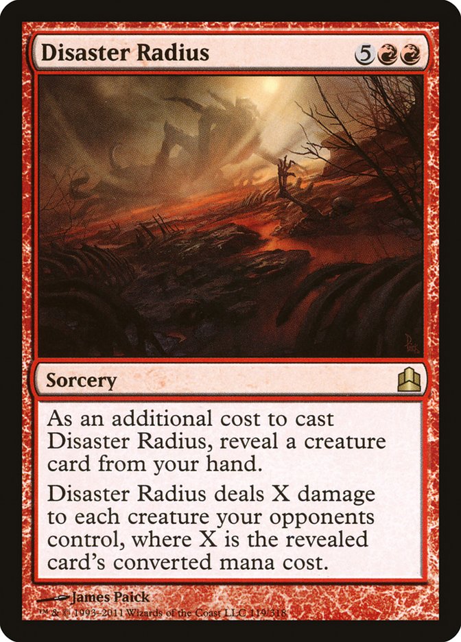 Disaster Radius [Commander 2011] | Impulse Games and Hobbies