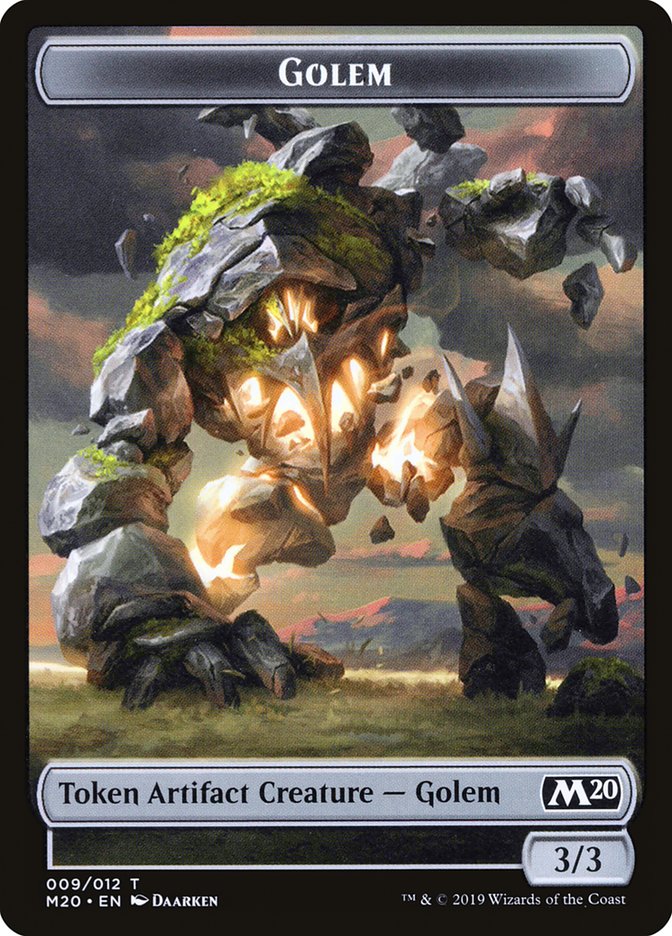Golem Token [Core Set 2020 Tokens] | Impulse Games and Hobbies