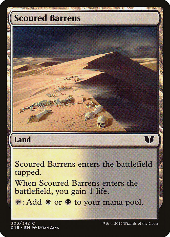 Scoured Barrens [Commander 2015] | Impulse Games and Hobbies