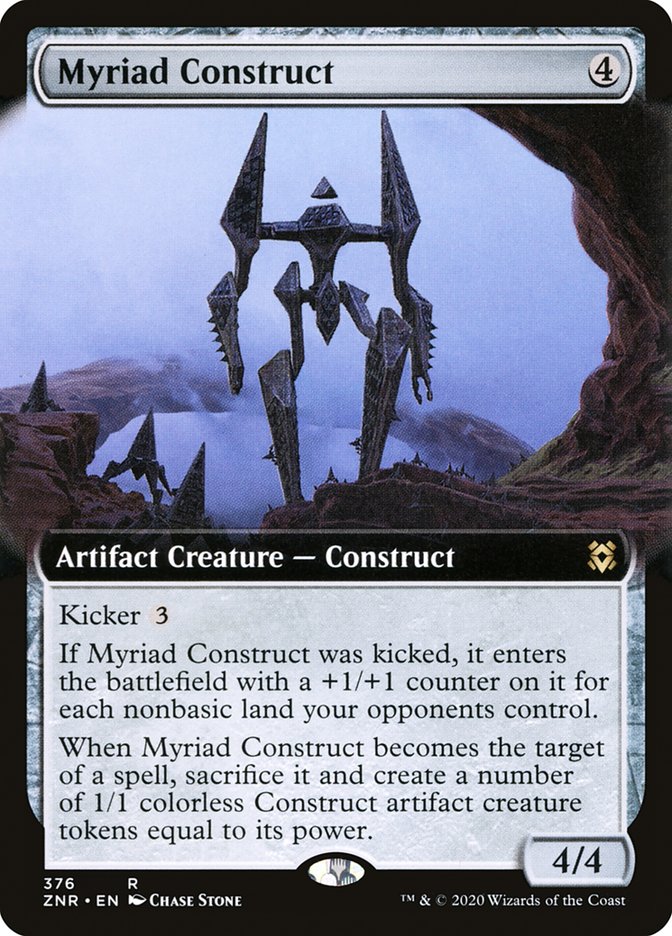 Myriad Construct (Extended Art) [Zendikar Rising] | Impulse Games and Hobbies