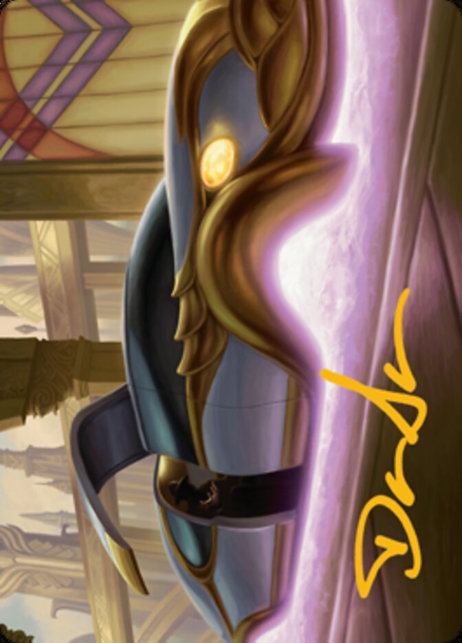 Mysterious Limousine Art Card (Gold-Stamped Signature) [Streets of New Capenna Art Series] | Impulse Games and Hobbies